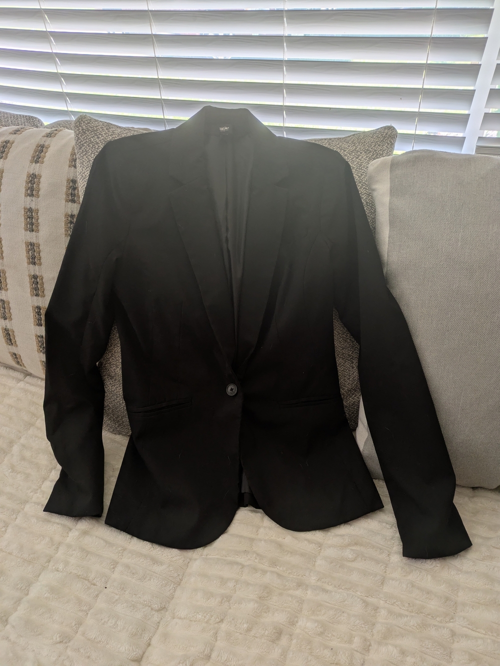 Massimo Black Single-Button Women's Blazer